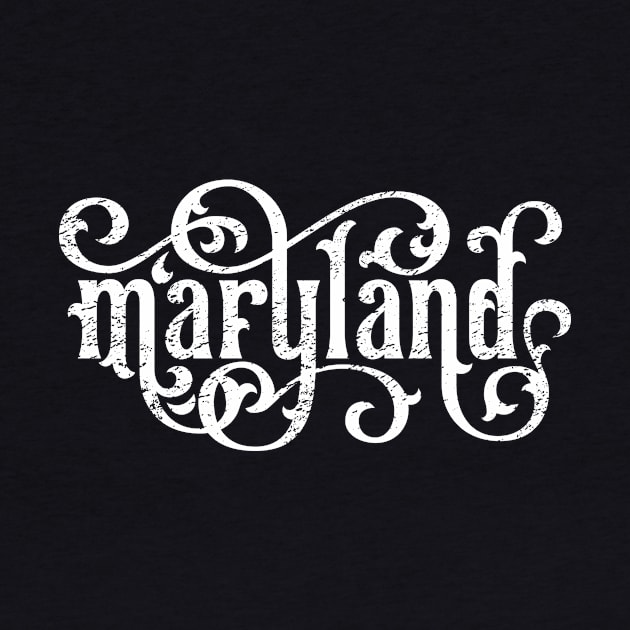 Maryland Retro Distressed Script by polliadesign